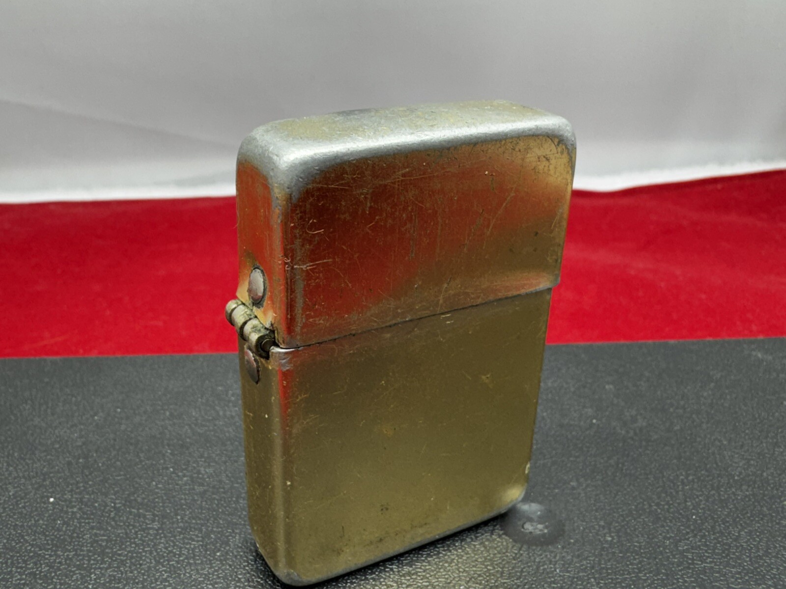 Vintage war time? Park Sherman,Lighter 4 barrel hinge & 16 holes