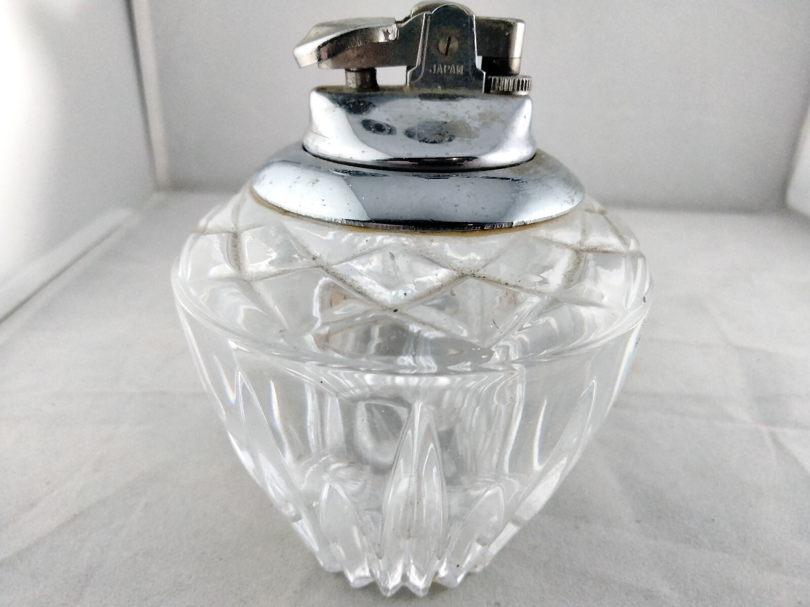 Princess House Highlighter Crystal Glass Table Lighter 4.5” X 3” Desktop Lighter