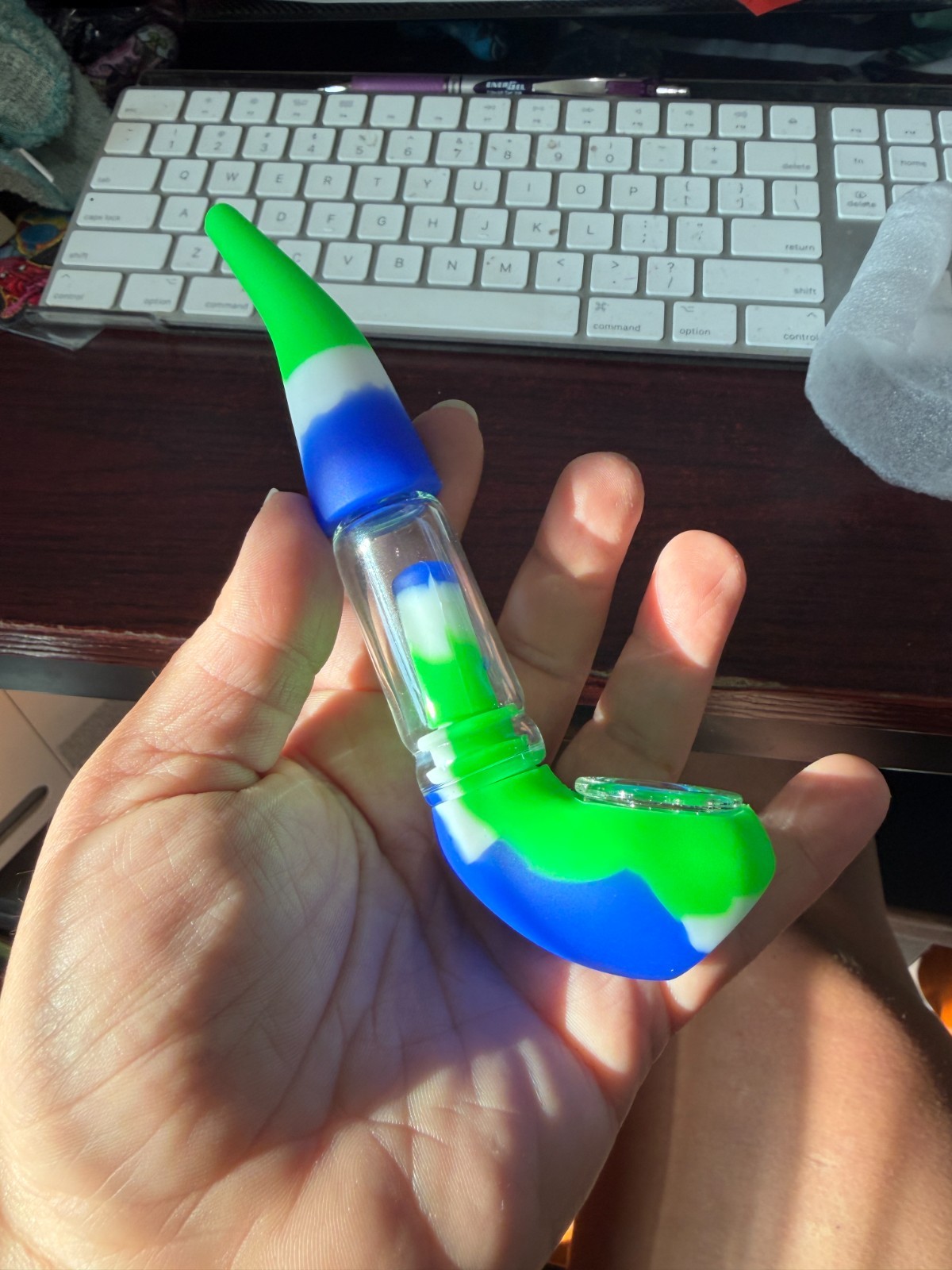 Pipe Bubbler Silicone Glass Water Pipe Bubbler