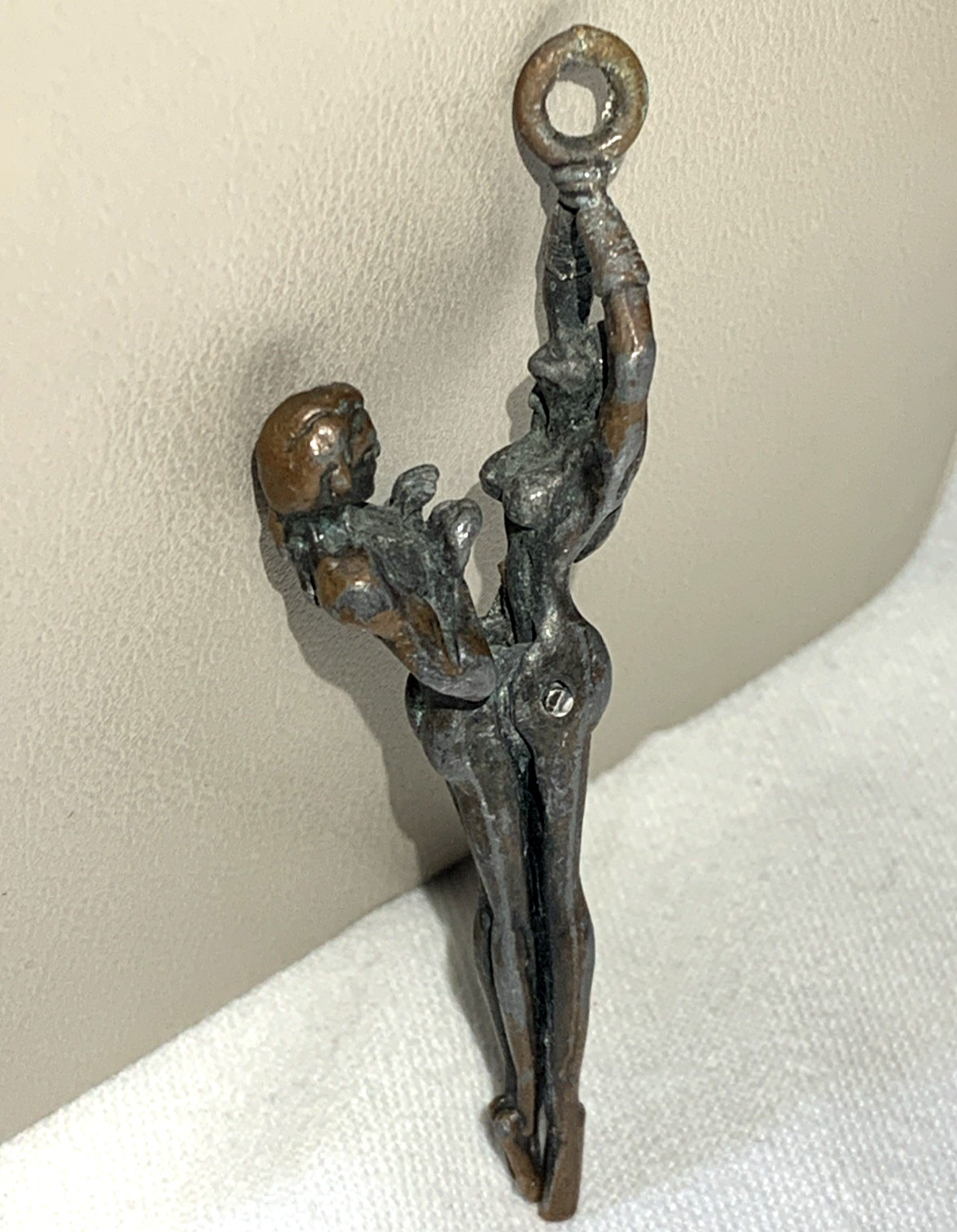 VTG 1960s Bronze Naked Lovers Roach Clip