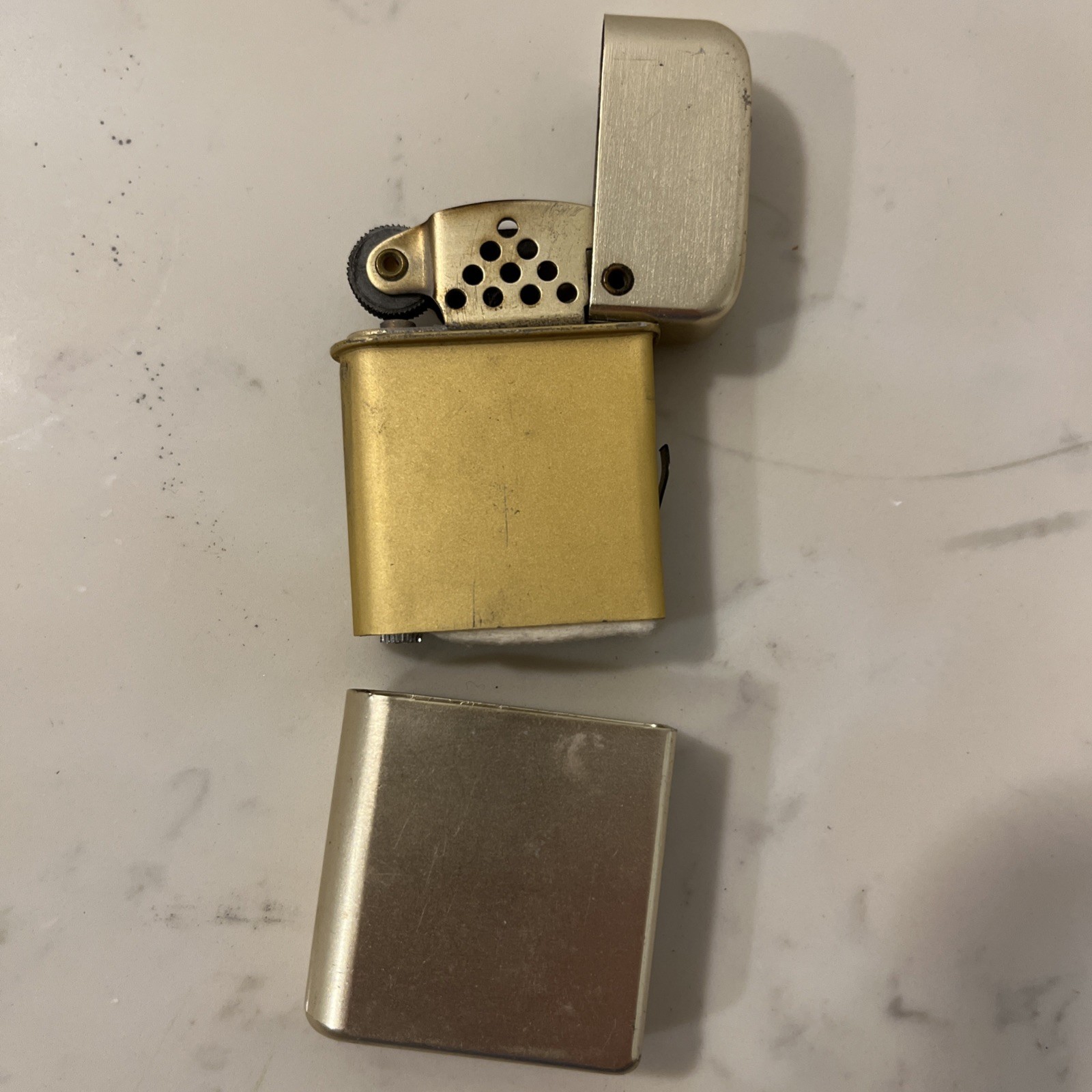 Vintage Aluminum Lighter Hush Puppies Brand Casual Shoes Storm Master USA