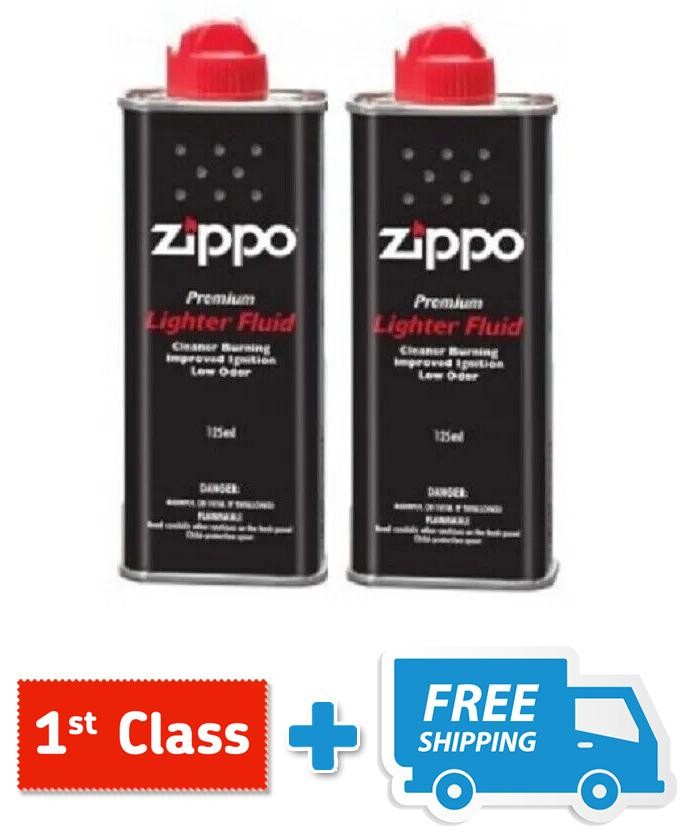 Genuine Original Zippo Premium Lighter Fuel Fluid Refill or 1 Wick or 6 Flints