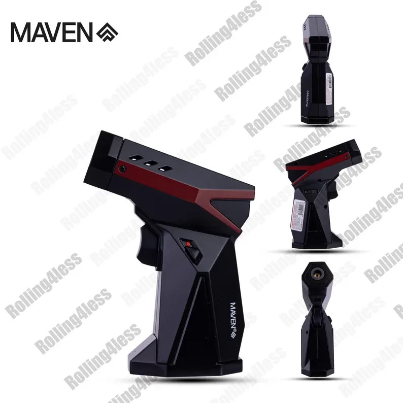 Maven Phantom Torch Lighters 6 Pack Display Windproof Jet Flame Refillable