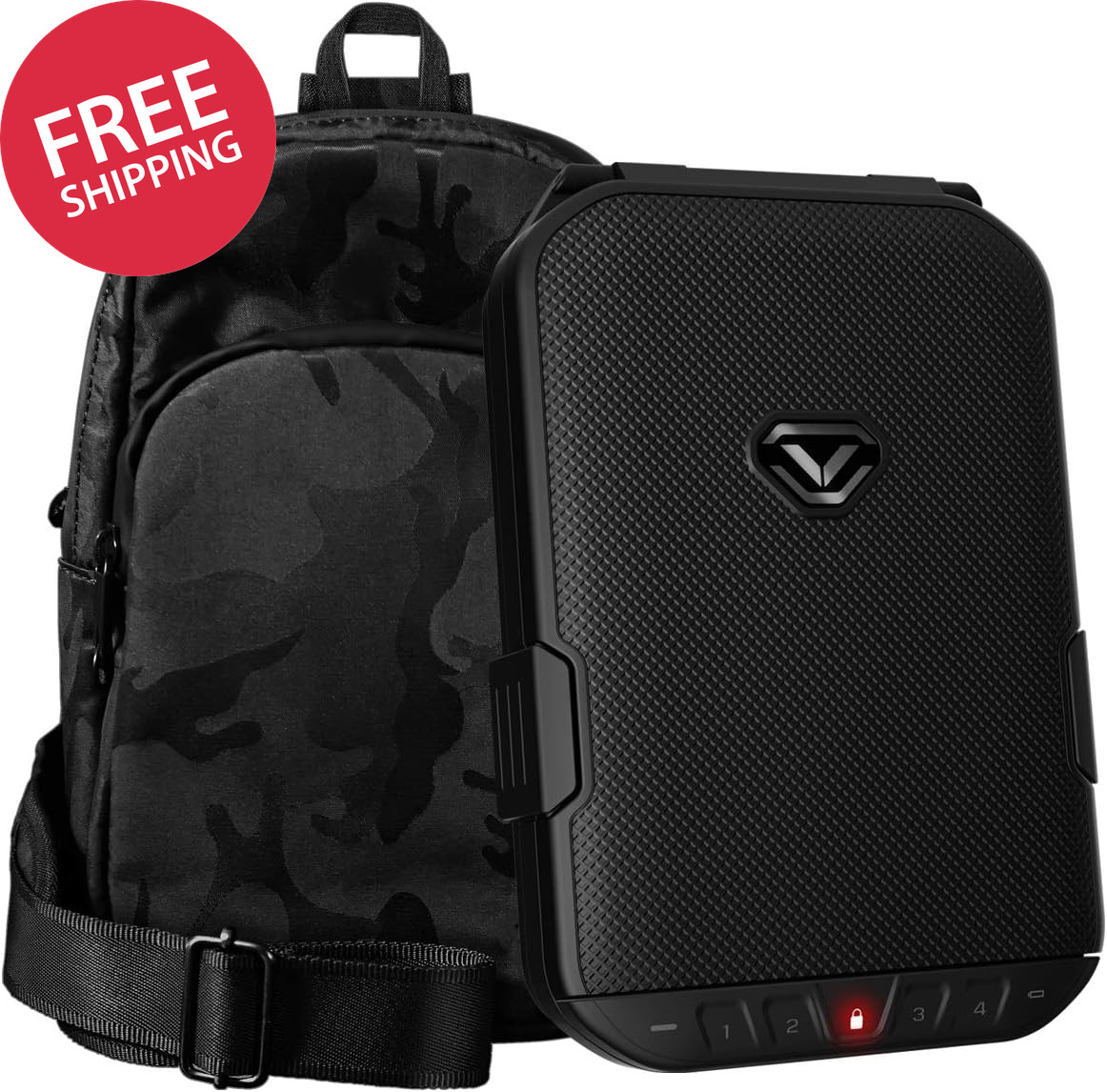 Waterproof Rugged Travel Case Electronic Secure Lockable Portable Sling Bag