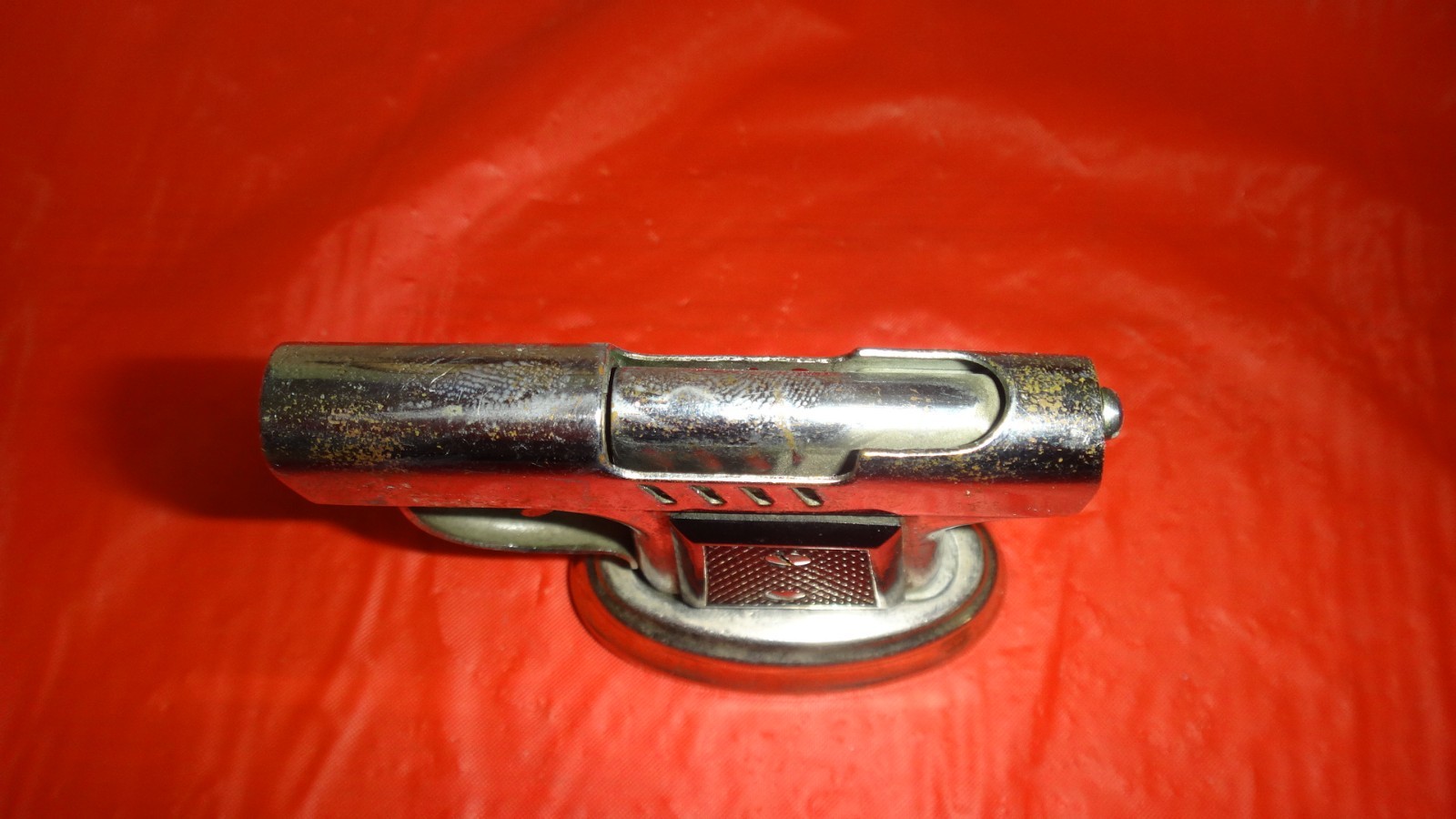 1940’s Continental Gun Shape=Metal=Fuel Table Lighter=MIO Japan=