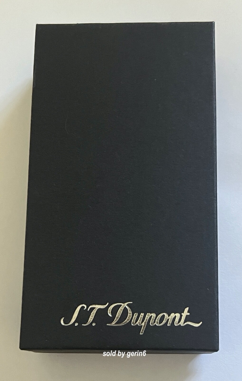 S.T. Dupont MaxiJet Lighter, Black With Orange Trigger 020169 (20169) New In Box