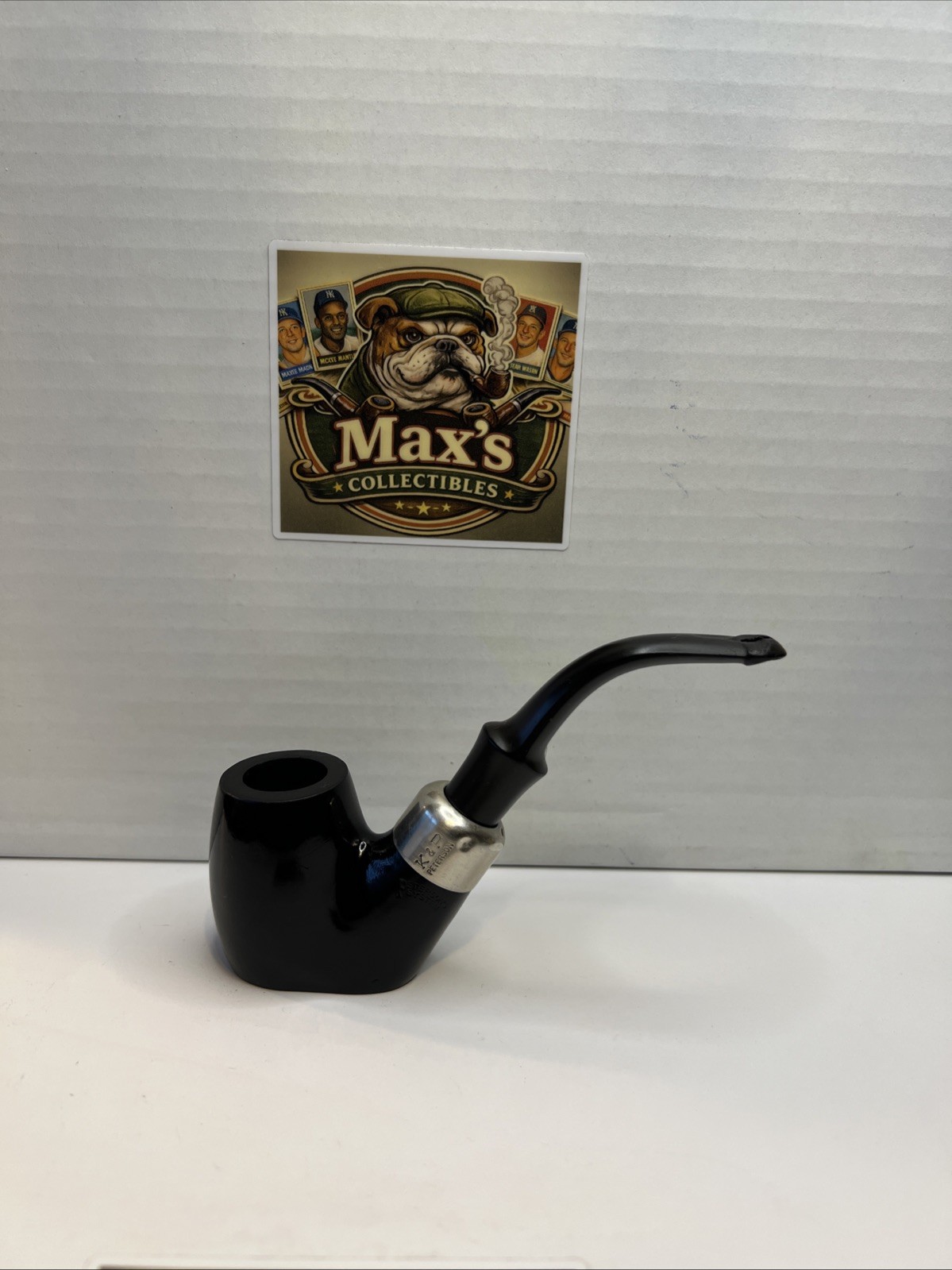 Peterson System K&P Peterson Black Lacquer 304 Oom Paul Smooth P-Lip Pipe