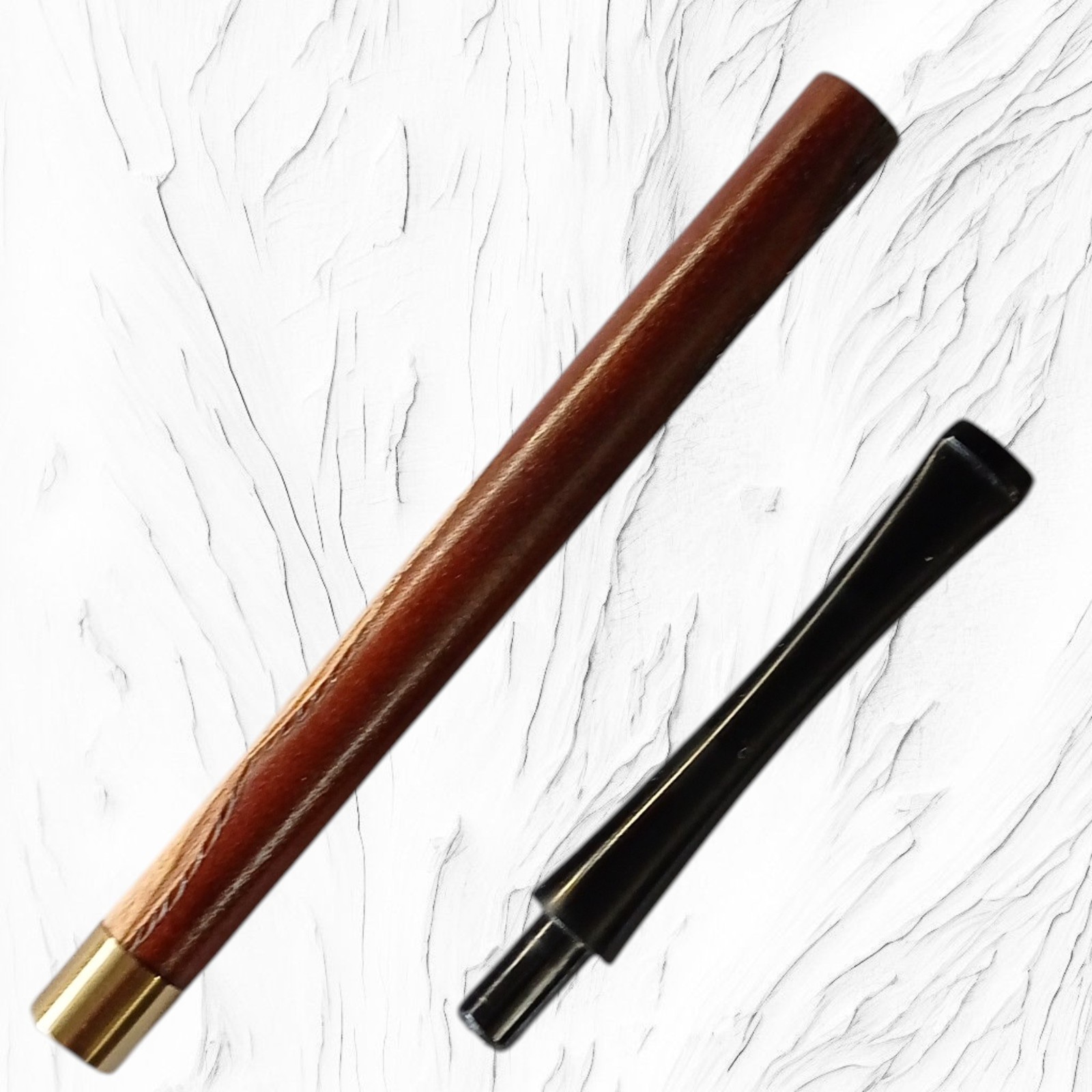 Long Wooden Cigarette holder mouthpiece Carved Length 170 mm Smoking Accessories