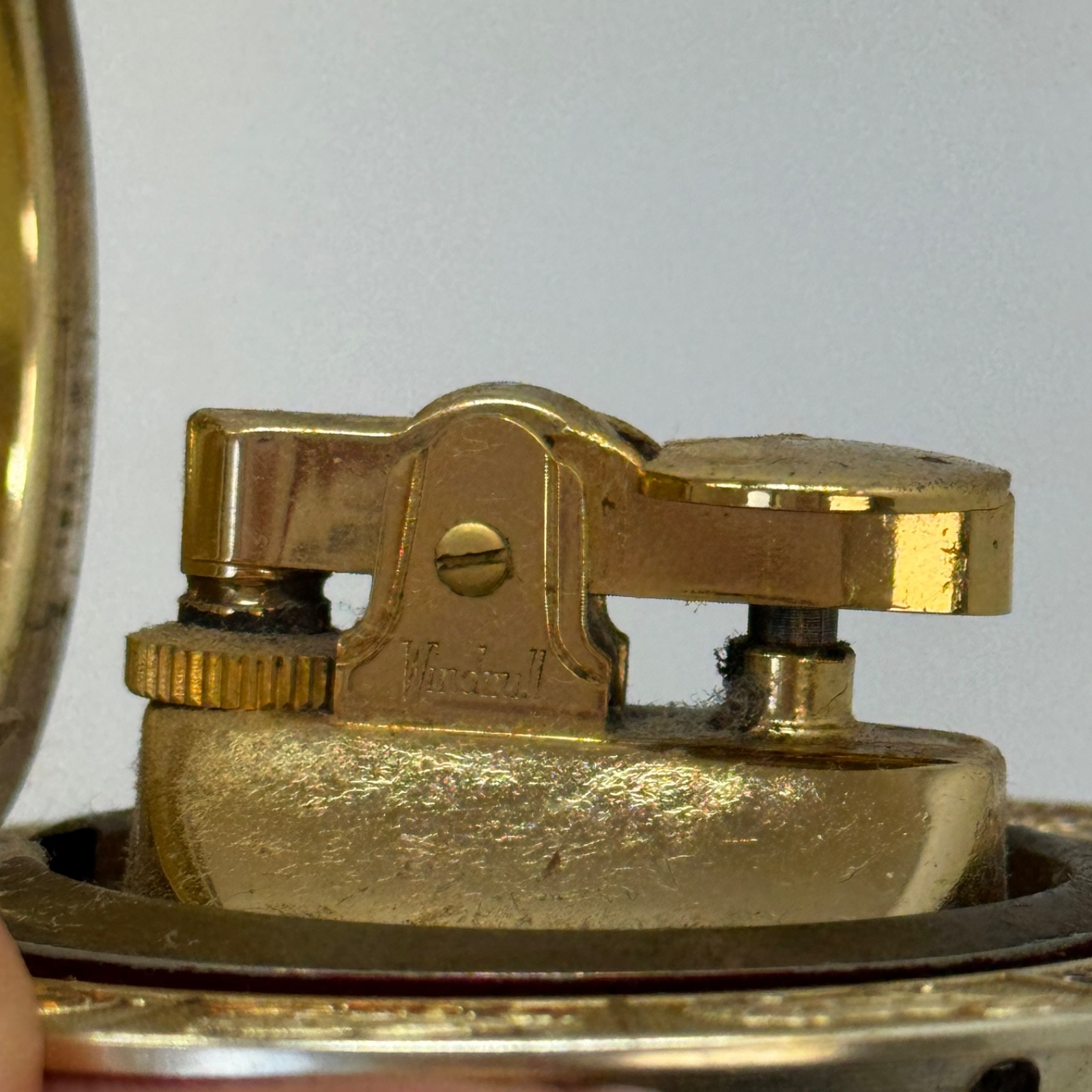 Spinning Music Box Globe Lighter by Windmill