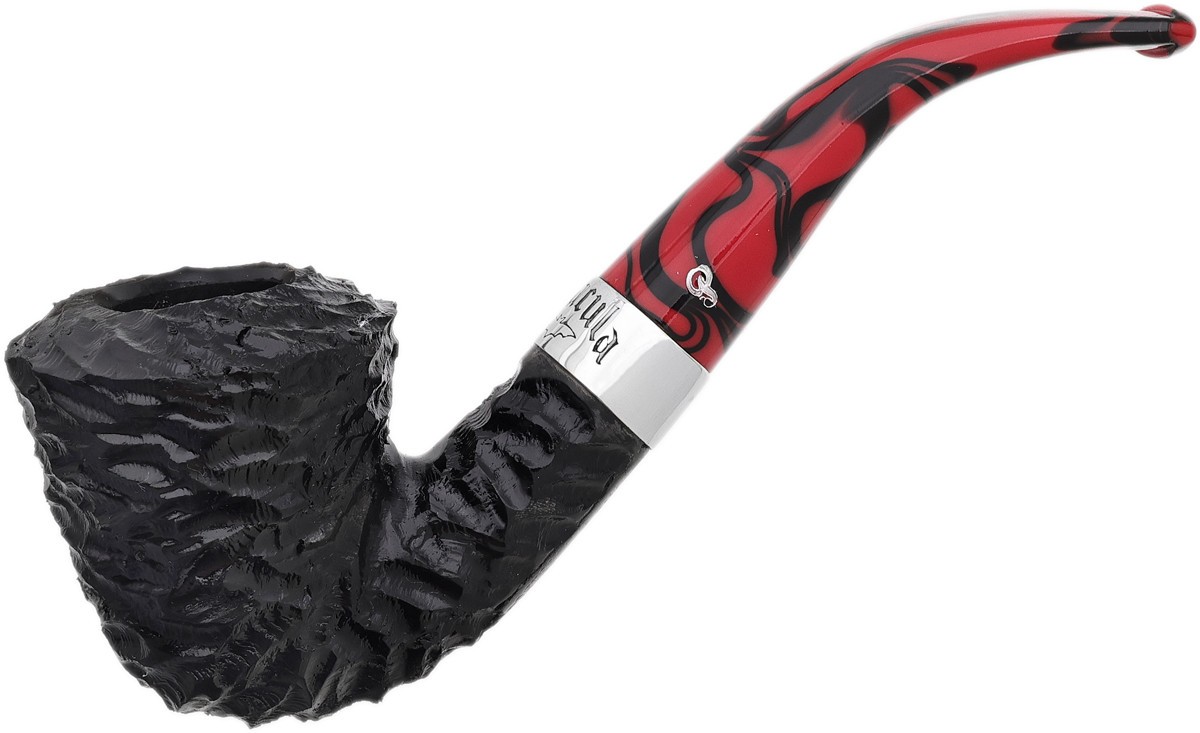 Peterson Dracula Rusticated B10 Calabash Tobacco Pipe Fishtail Stem – 3055K