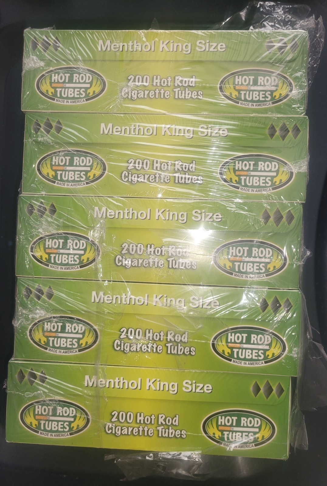 Hot Rod Cigarette Tubes Menthol King Size 1000 Count – 20mm Filter