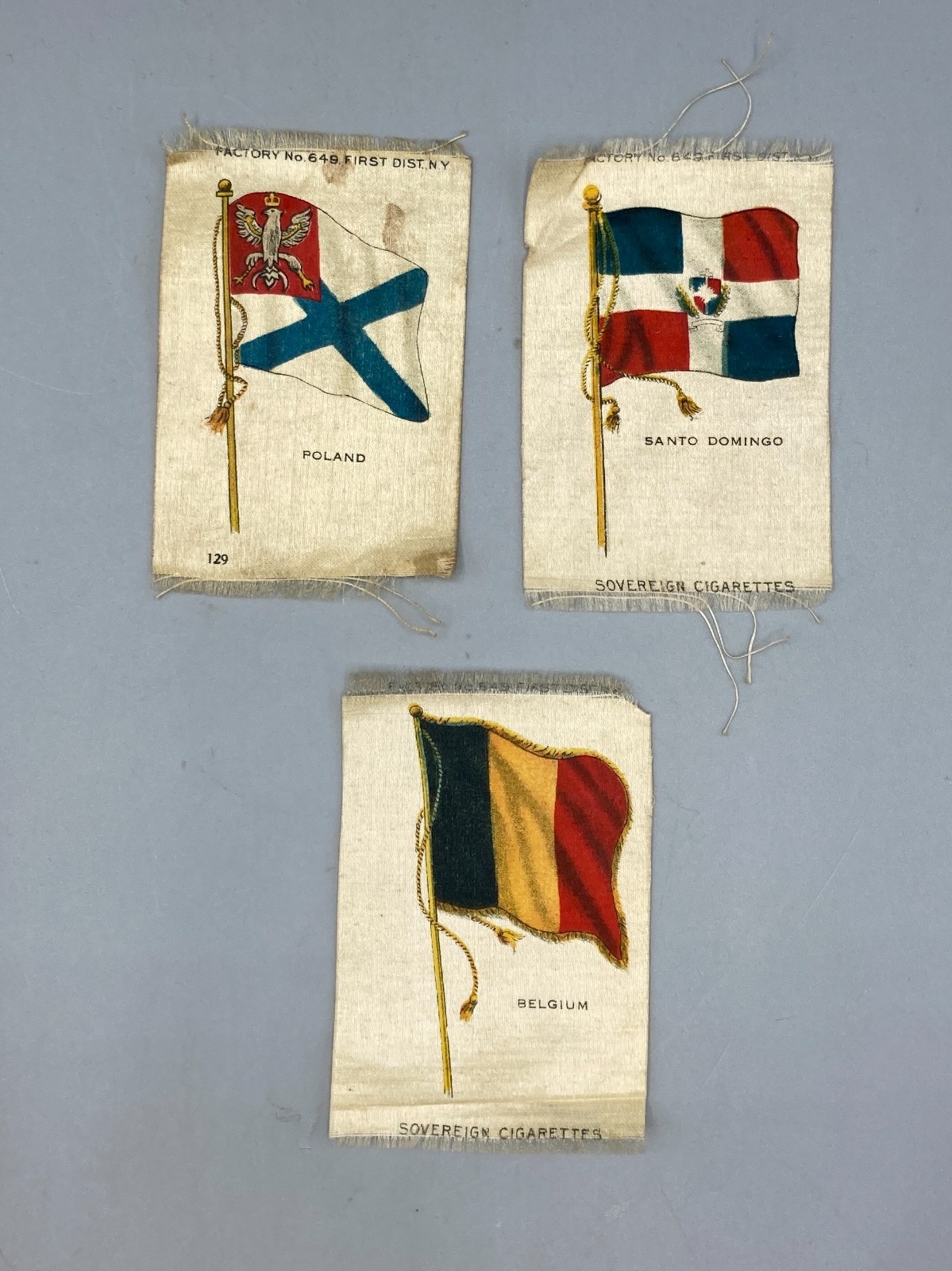 1910’s Santo Domingo Belgium Poland Tobacco Silk Egyptienne Luxury Factory #7