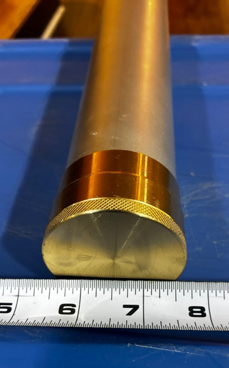 Metal Cigar Travel Tube, Aluminum and Brass