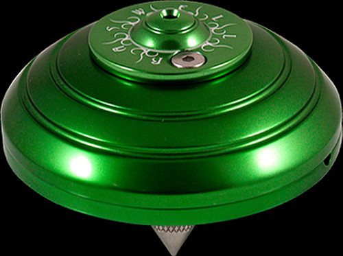 The Raswell UFO art hand pipe. Top Quality anodized aluminium + stainless steel