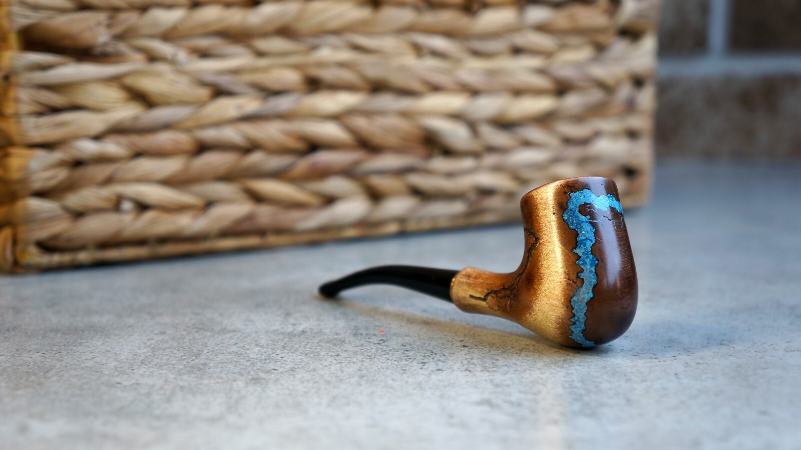 New mini 4″ tobacco smoking pipe, handcrafted pear wood pocket pipe