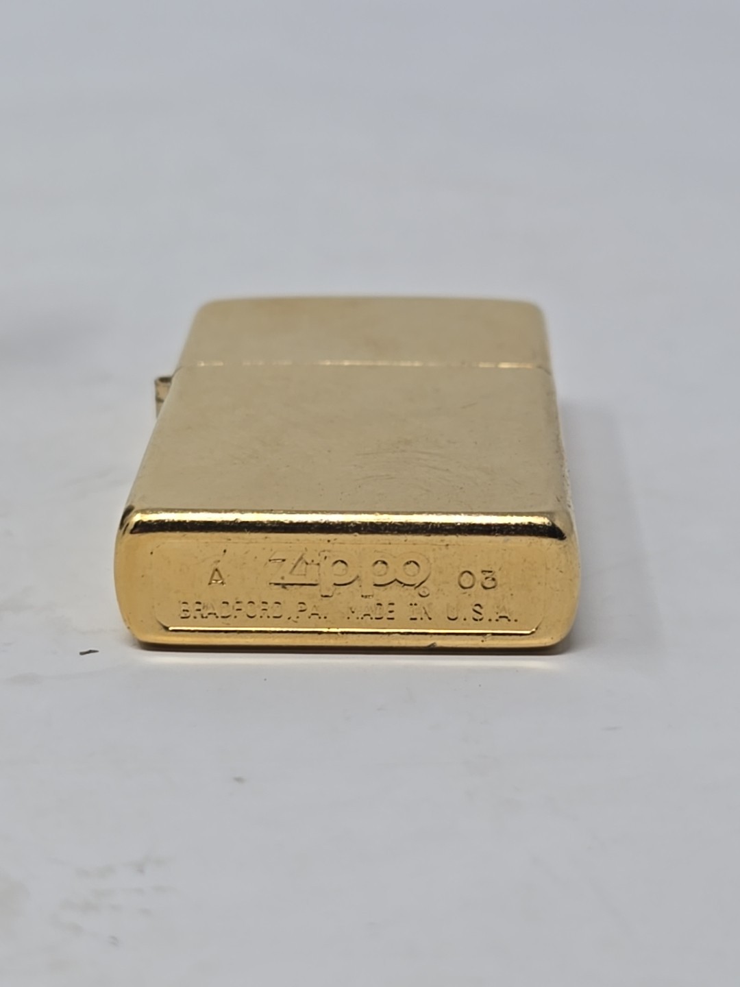 Vintage – Marlboro Brushed Brass – Zippo Lighter NOS