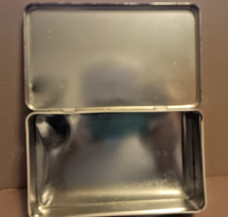 Vintage Camel Cigarette Tobacco Tin Metal Original Box 7″ x 4″ Rectangle Cream