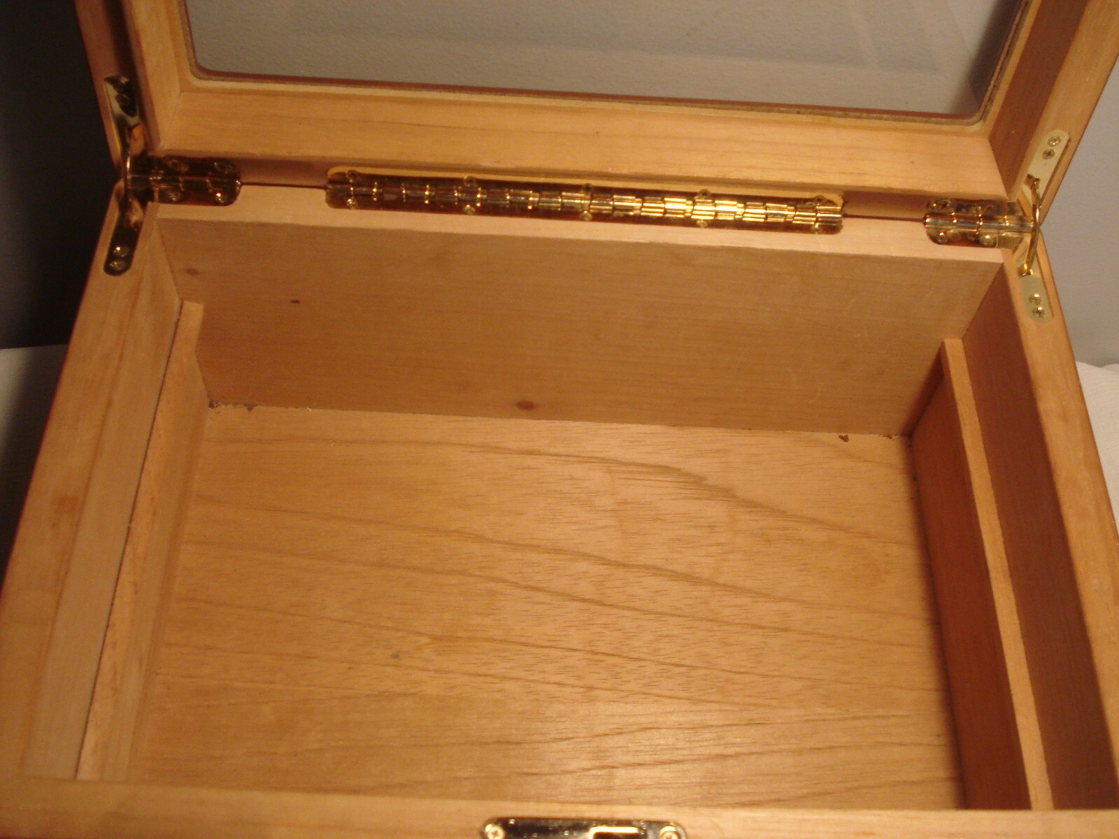 Cigar Humidor Cedar Lined Storage Box Spanish Cedar Tray Divider Holds 100 Cigar