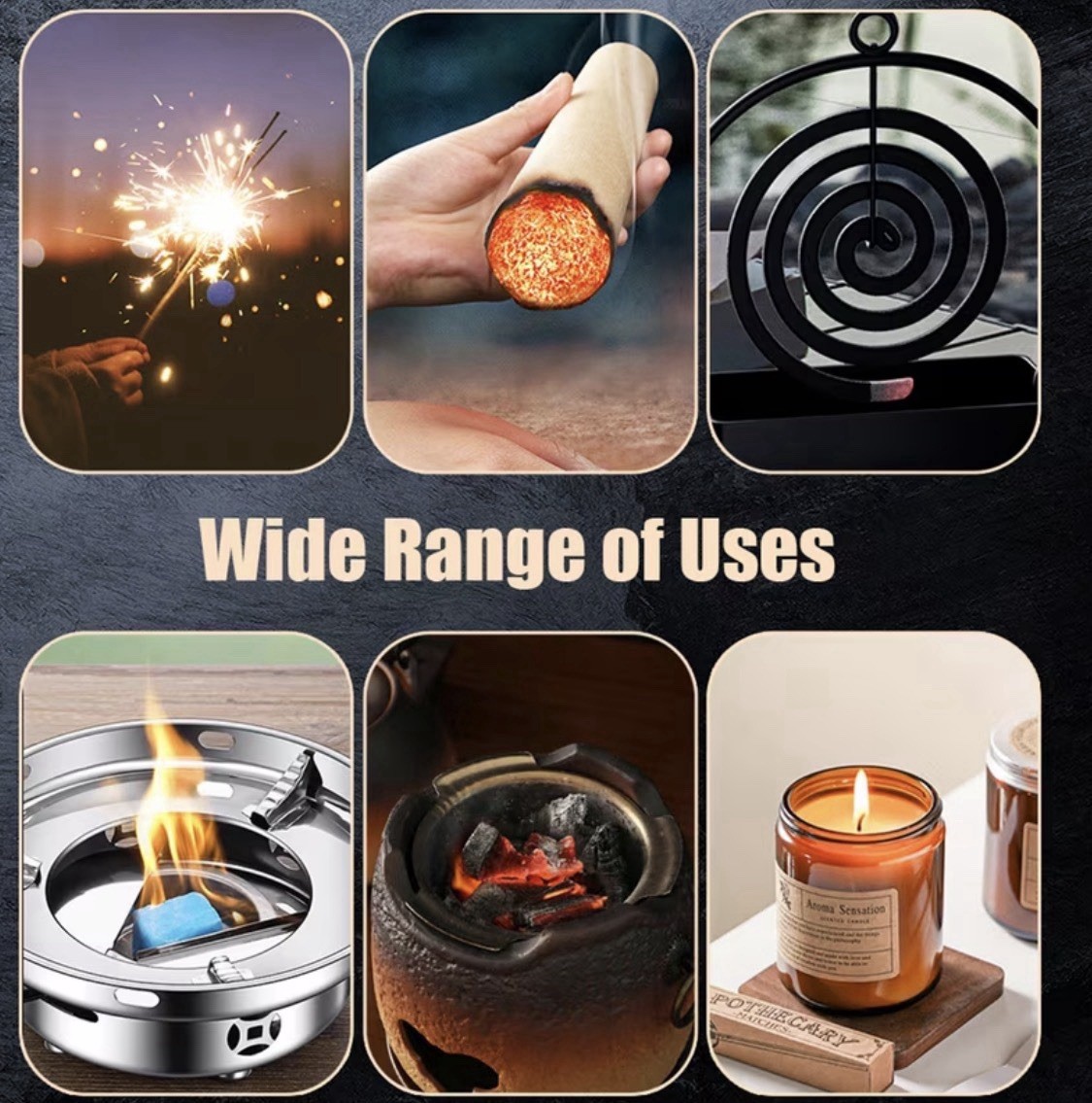 Gun-Shaped Butane Lighter with High-Temperature Ceramic Nozzle, Black Orange ￼