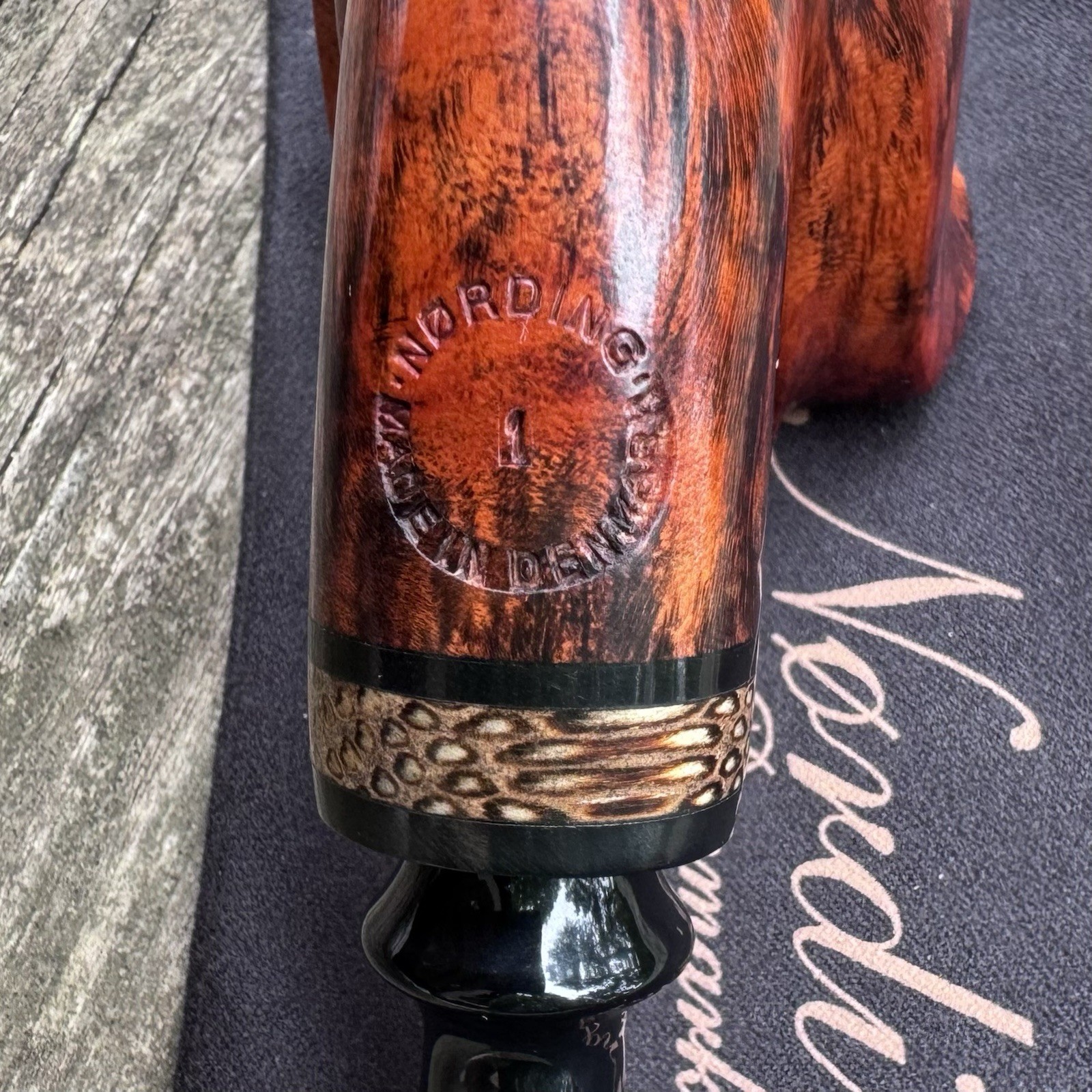 Erik Nording Extra #1 Freehand Handmade in Denmark Briar Tobacco Pipe – NEW