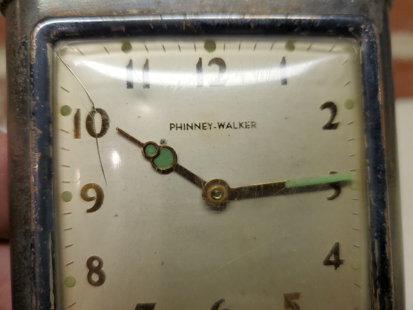 Vintage 1940s Phinney Walker Clock Table Lighter | Working Condition | VERY RARE