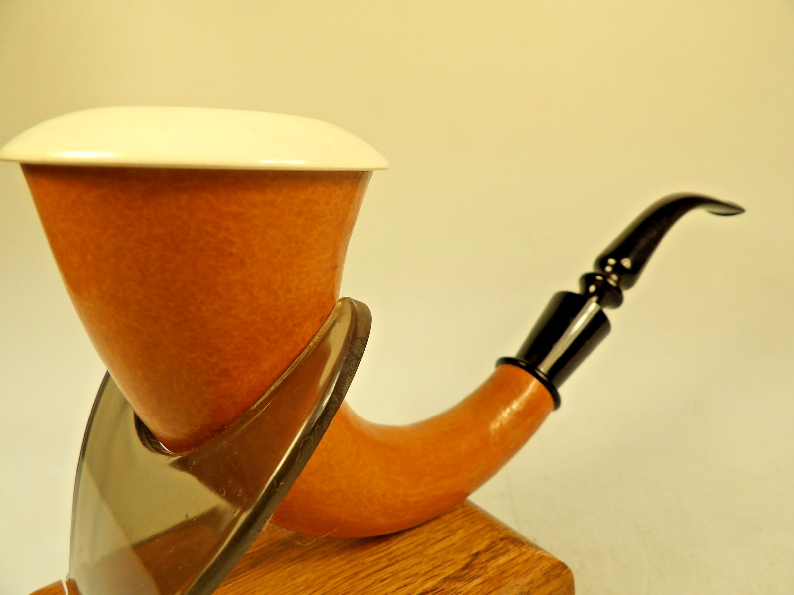New Pioneer Sherlock Holmes Calabash Gourd Ceramic Bowl Cup Pipe Cool &Dry Smoke