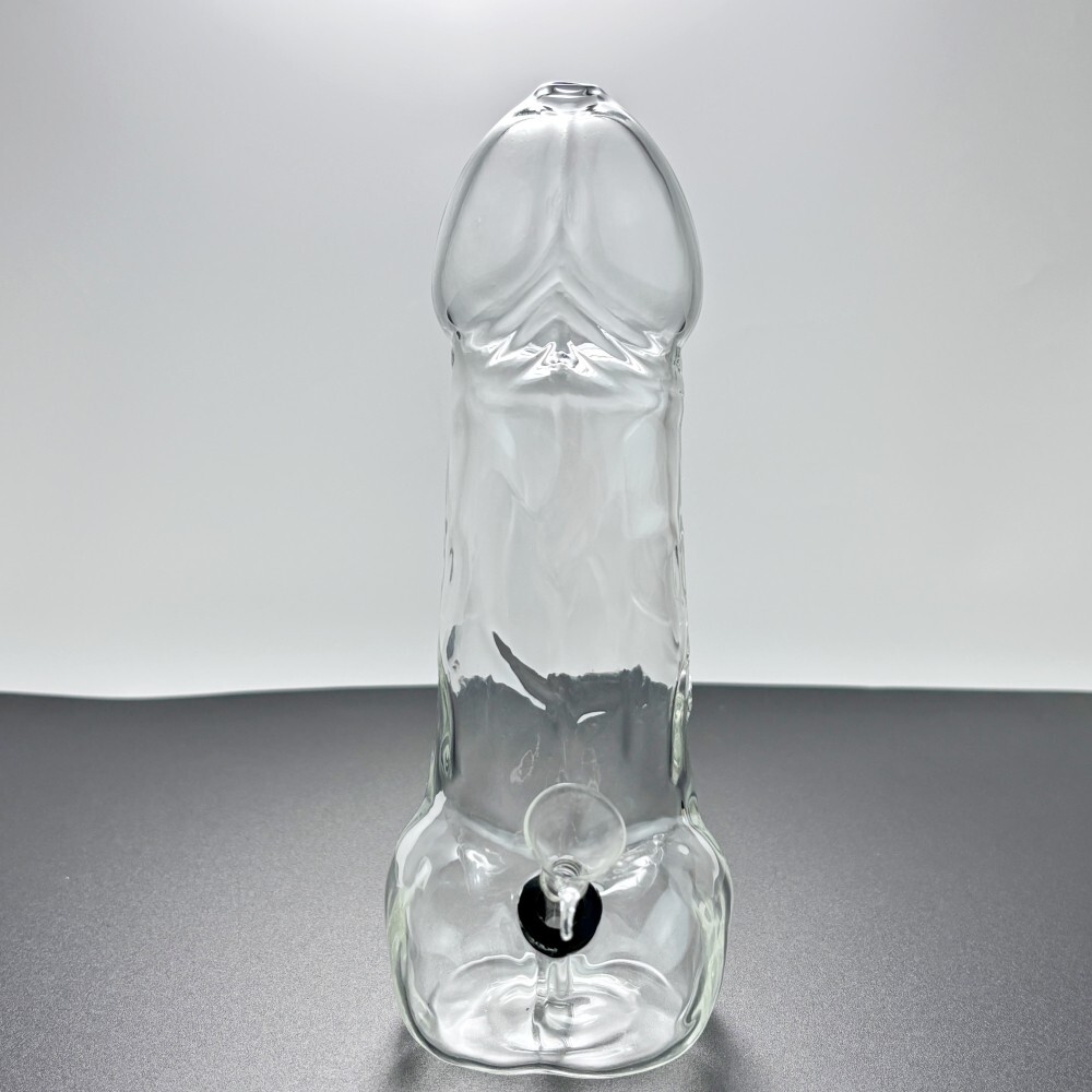 8″ Glass Bong Male Penis Thick COOL Bong Dick Smoke Water Pipe Hookah USA Stock
