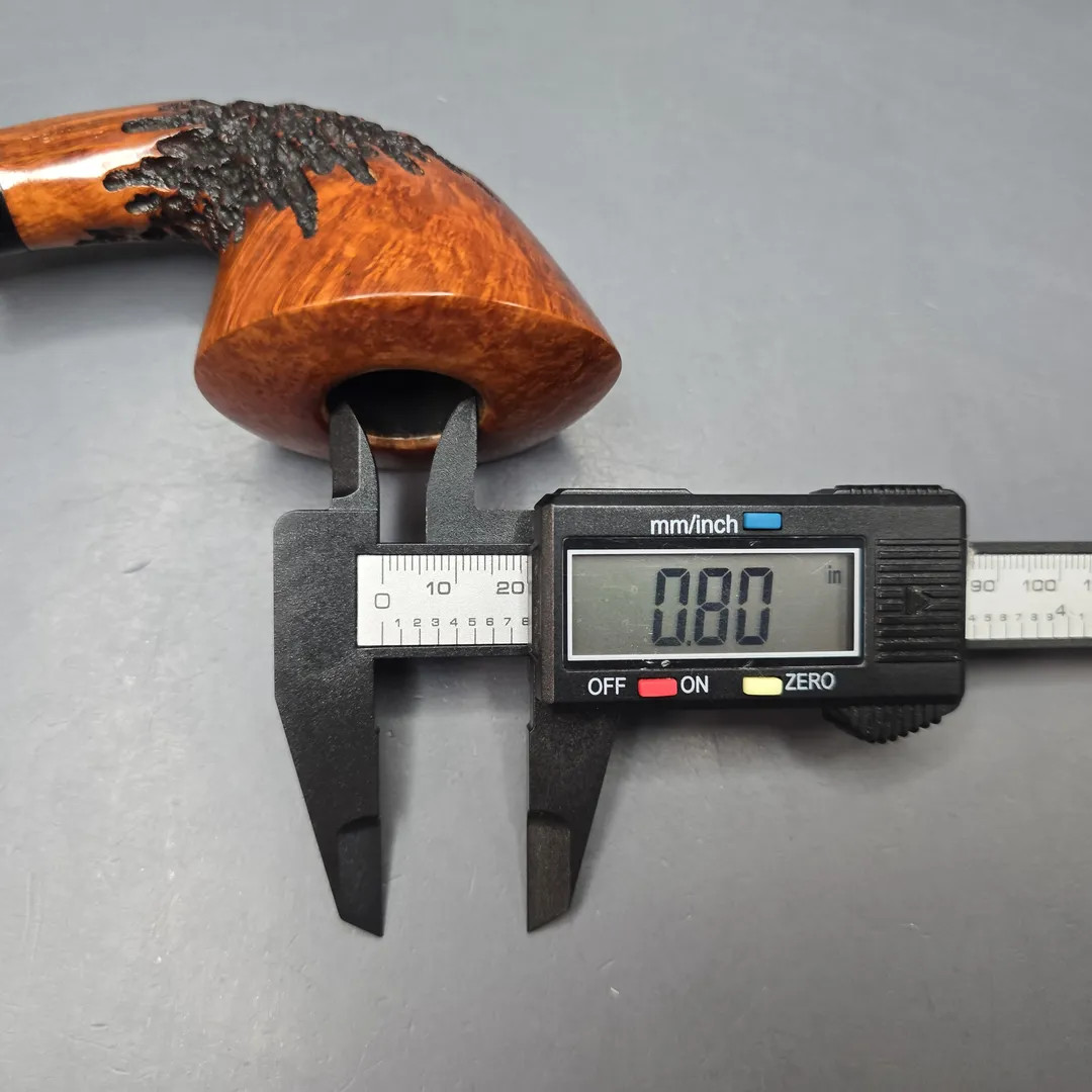 Stanwell Pre-2010 Rustico Partially Rusticated Estate Briar Pipe, Danish Estates