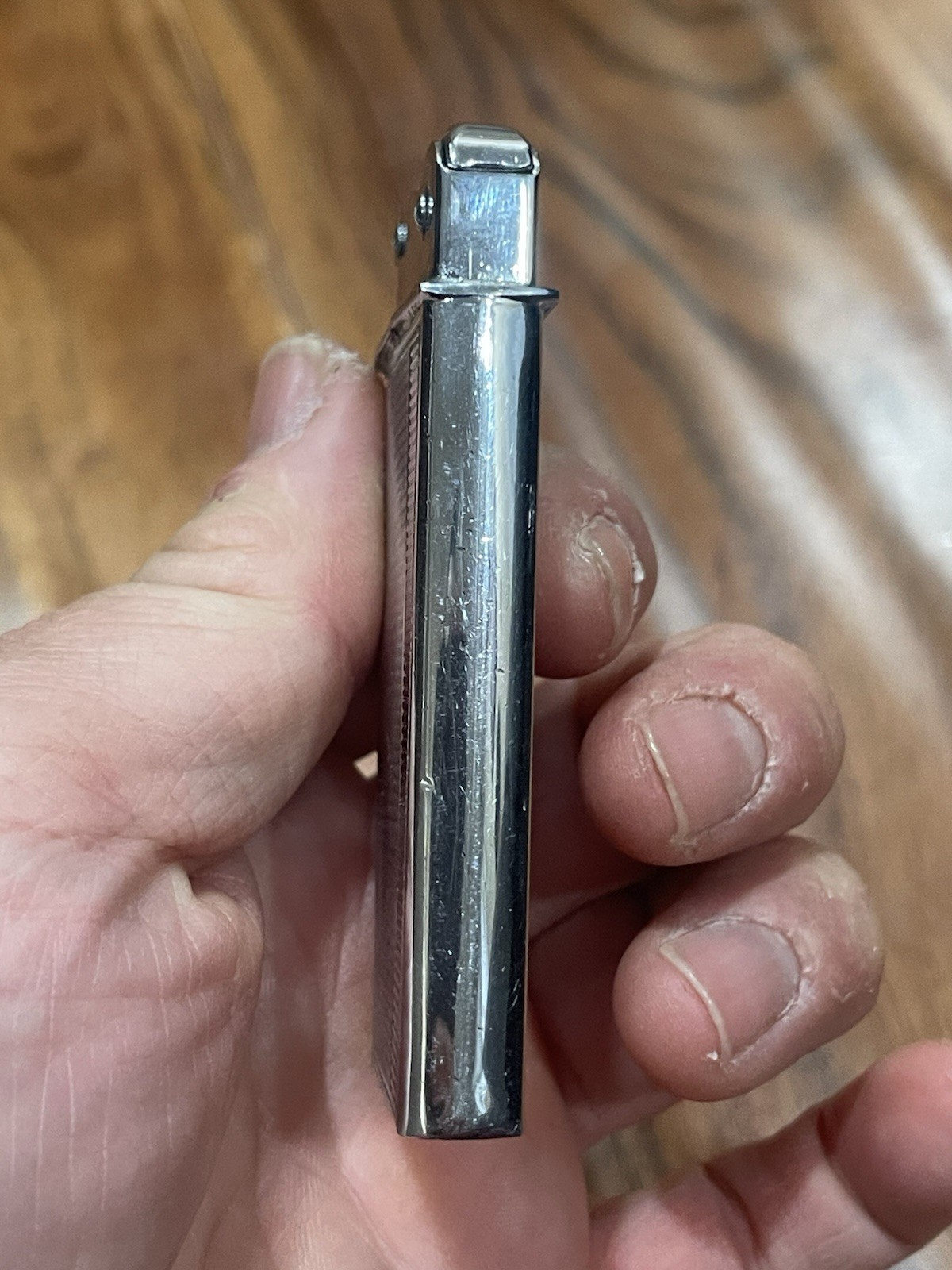 VTG 1950s Beautiful Falcon Petrol Pocket Lighter ( England) Working Condition!