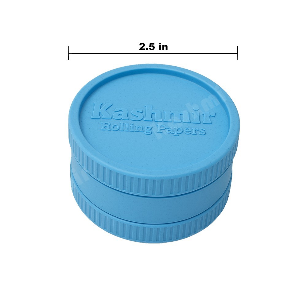 Tobacco Herb Spice Grinders 2-Peice Design Bio-degradable Pocket-Sized Blue