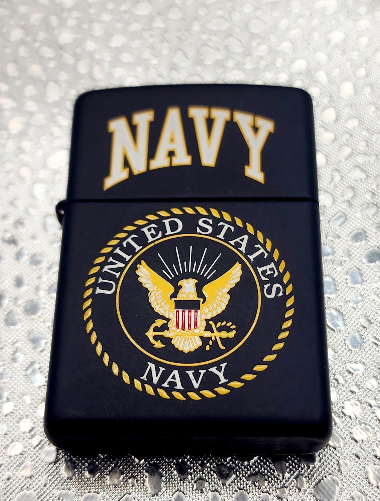 Navy Zippo brand lighter, USN, new no packaging, untested, U.S.A. made