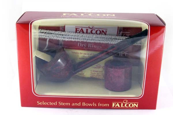 Falcon gift package, Straight brown stem and 2 bowls