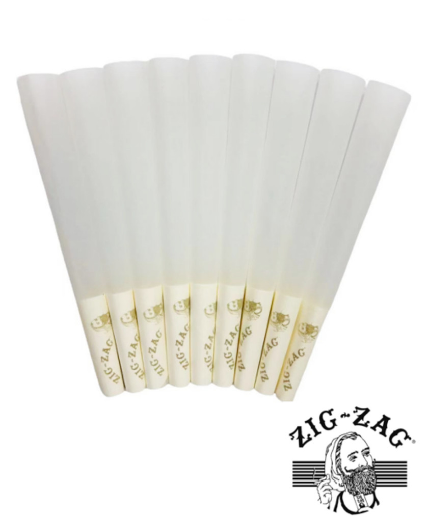 Zig Zag KING Size Ultra thin Pre rolled Cone 200 Cones + FREE LIGHTER