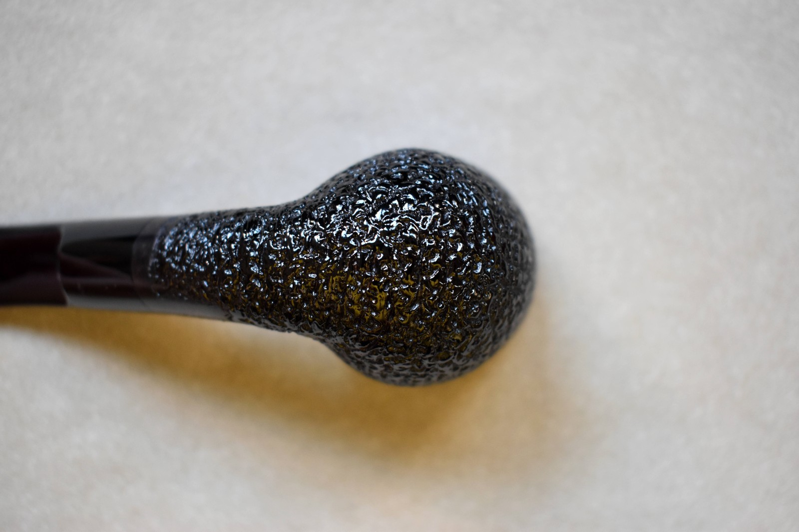 Moretti Pipe Black Rusticated Freehand Natural Top