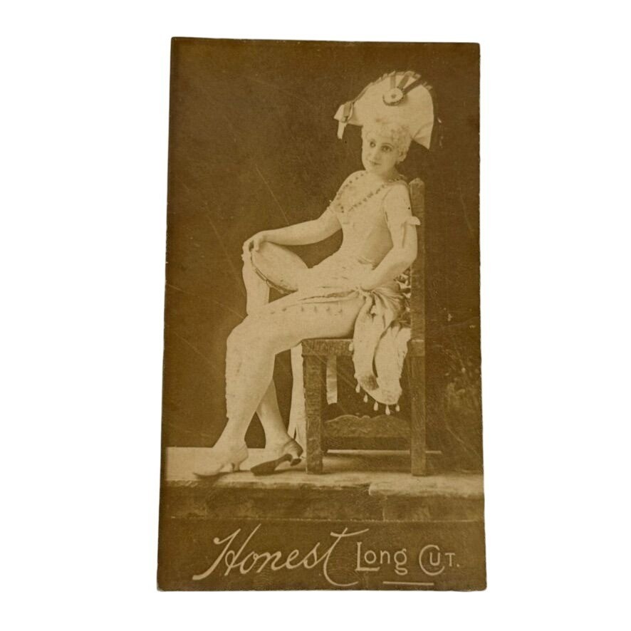 Dukes Honest Long Cut Tobacco Cigarettes TRADING CARD Actress in Costume