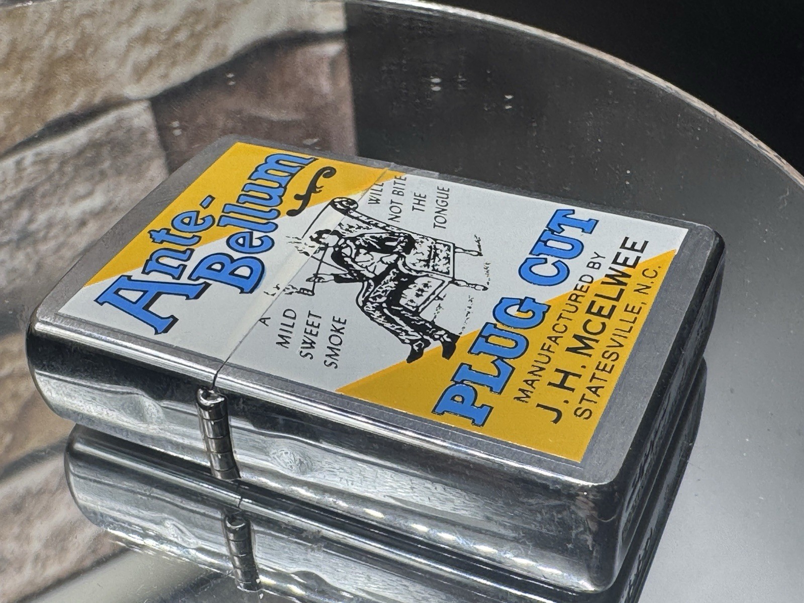 2000 Zippo Ante Bellum Tobacco Advertising Lighter Only 50 Made New RARE
