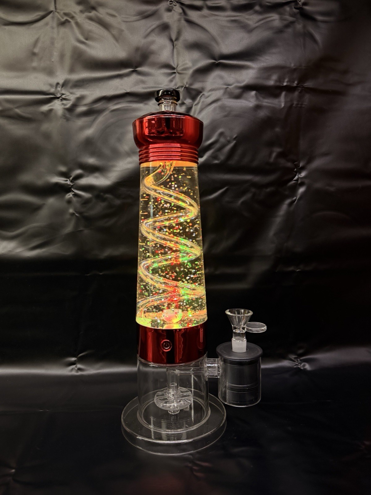 Lava Lamp Water Pipe! w Charger, Box, Lights Up! Detachable for Easy Cleaning!
