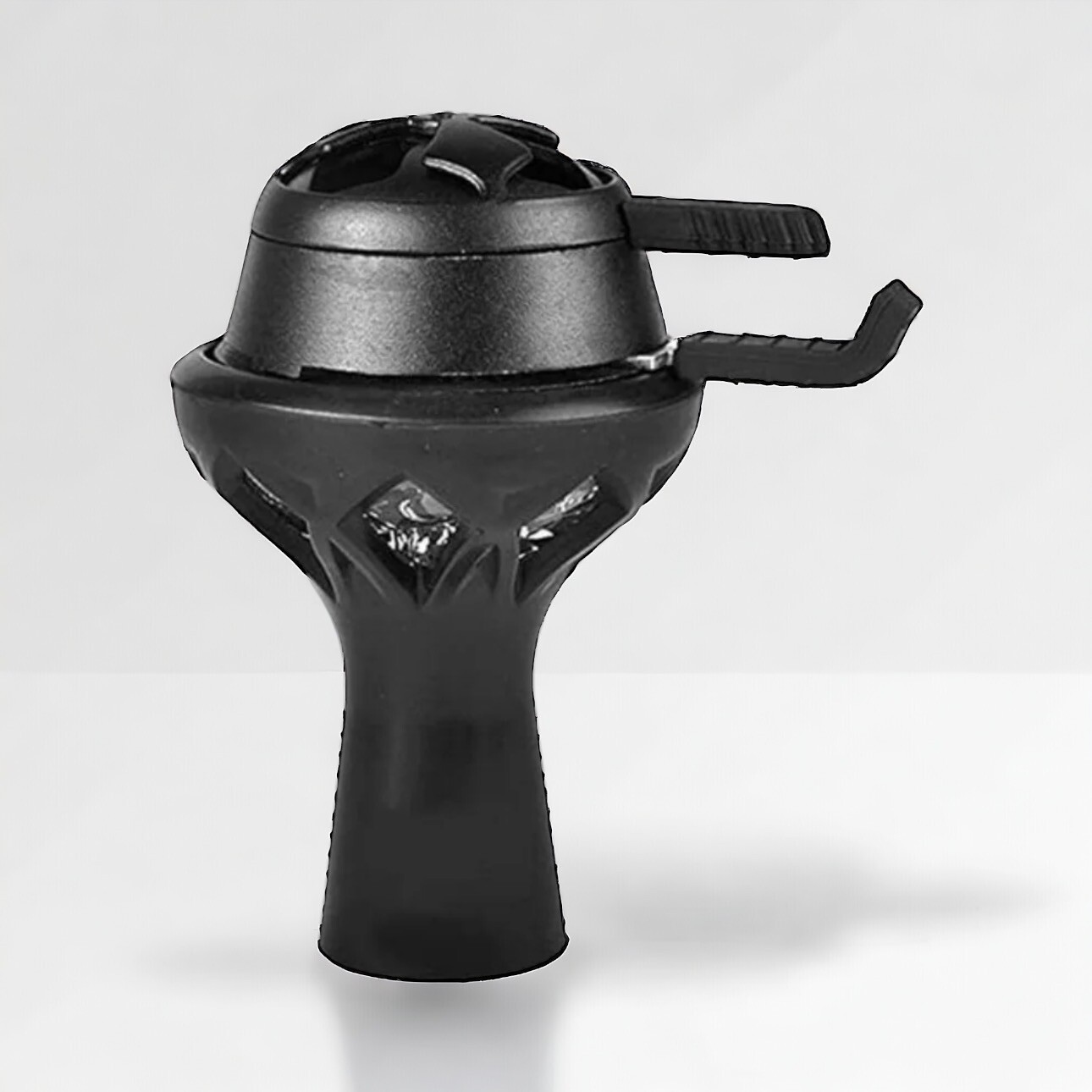 Crystal Silicone & Glass Hookah Bowl Head Top Set With Metal Charcoal Holder