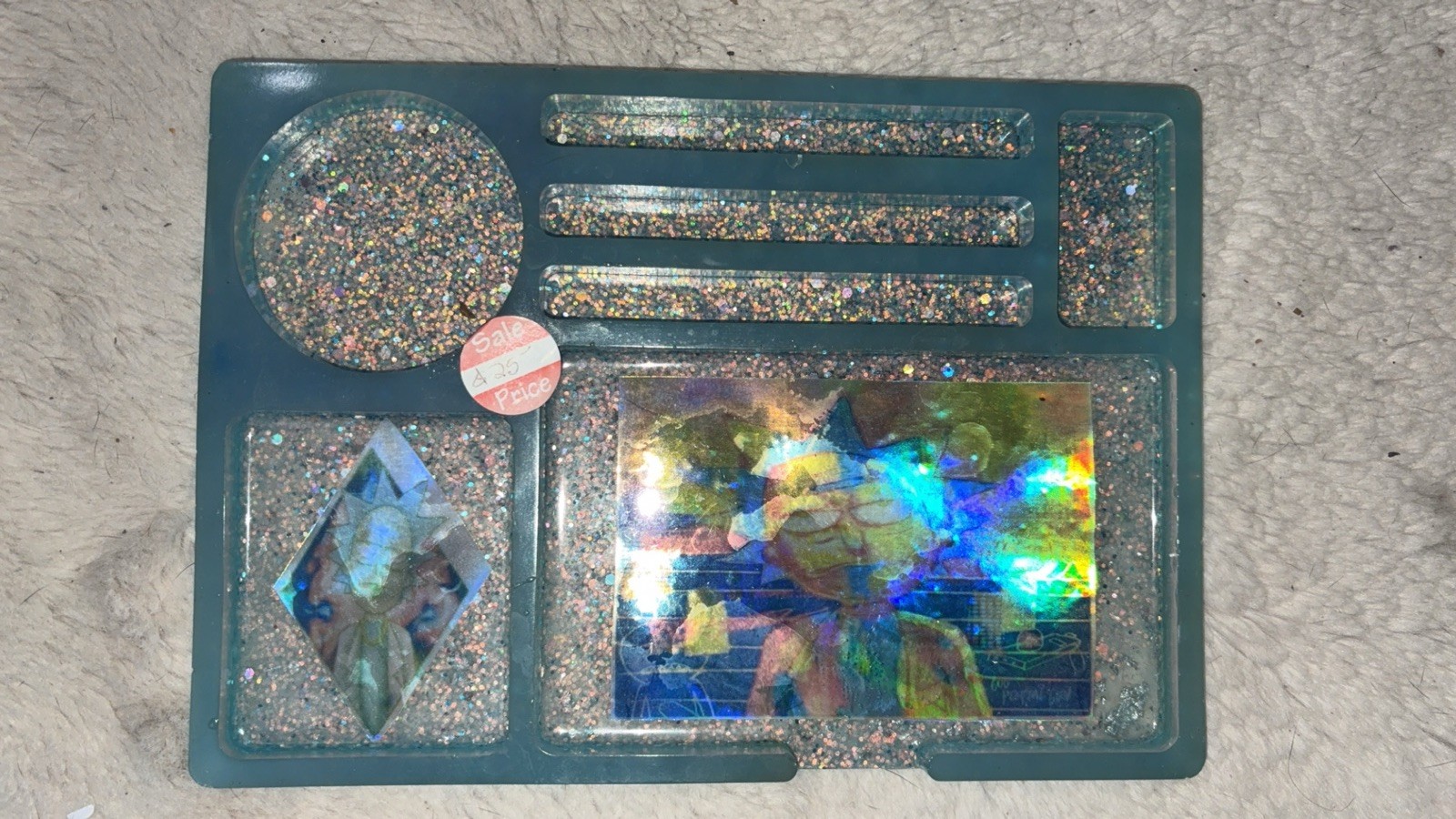 Glow In The Dark “Rick And Morty “ Resin Rolling Tray