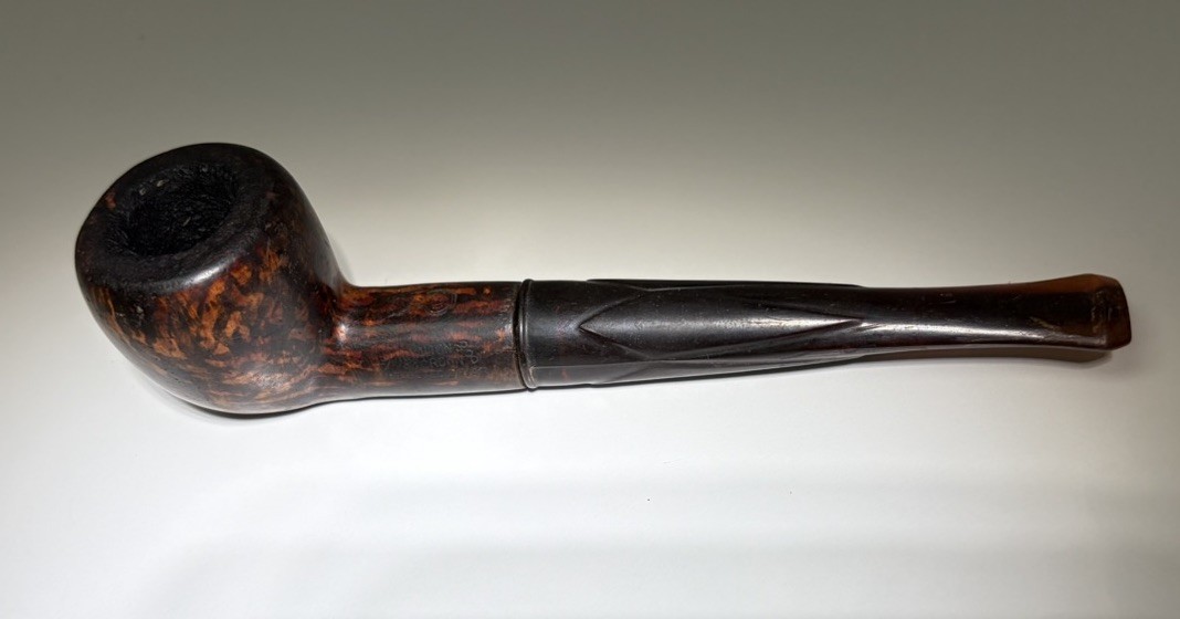Vintage Hilson Crown 3 Selected Briar Tobacco Smoking Pipe Estate Belgium