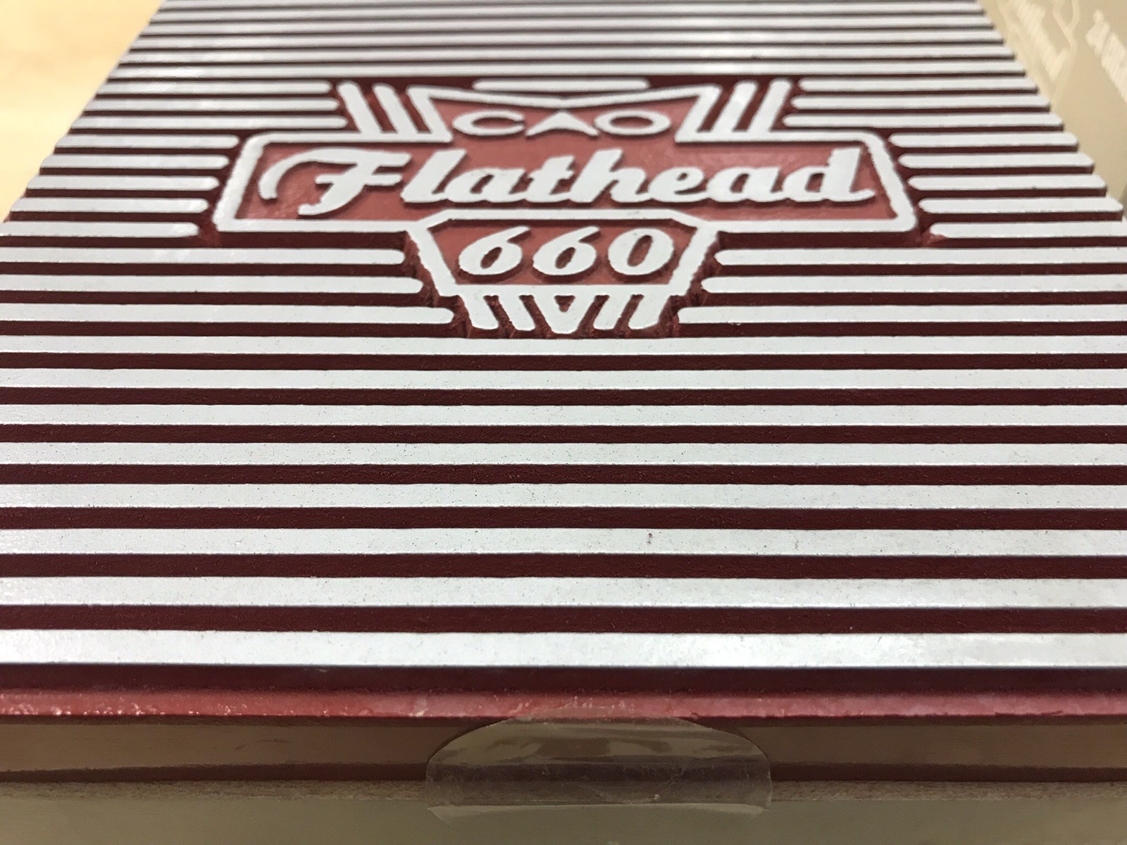 CAO Flathead “Carb” 660 Motorcycle Themed Empty Cigar Box, No Cigars Included