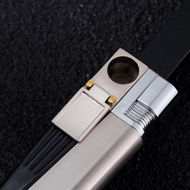 Encendedor Portable Creative Foldable Metal Smoking Lighter Pipe Combination