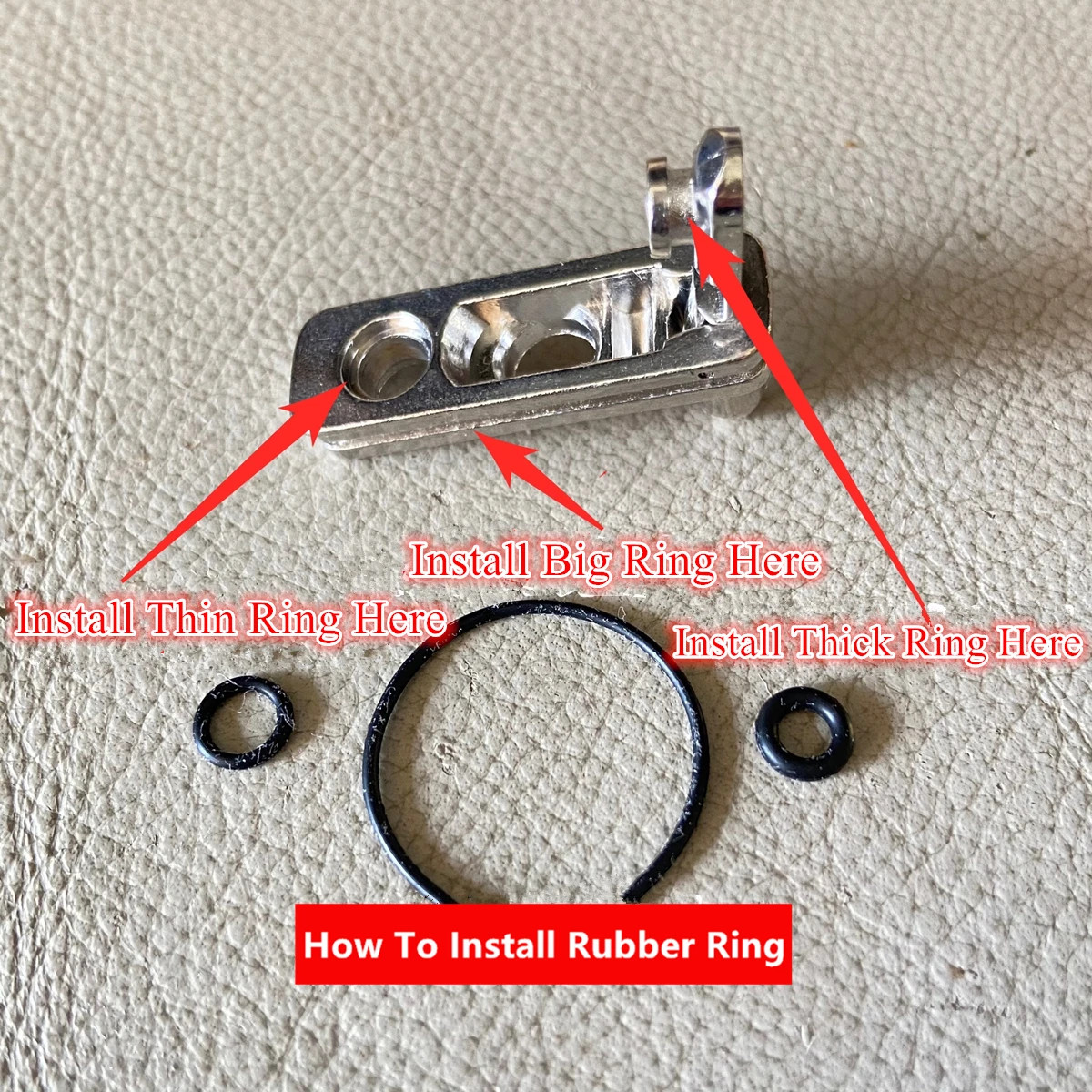 Alloy Sealed Bottom Fuel Tank Sealing Base Gasket For Zippo Lighter Accessories