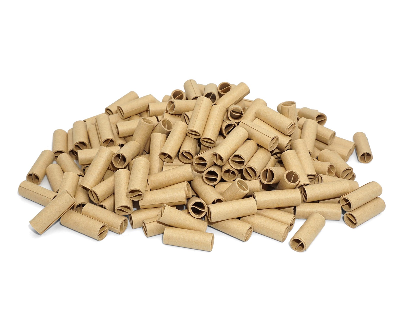 ROLLYOUROWNPAPERS Natural Unbleached Pre-Rolled Filter Tips, Ø8mm – Bottle of…