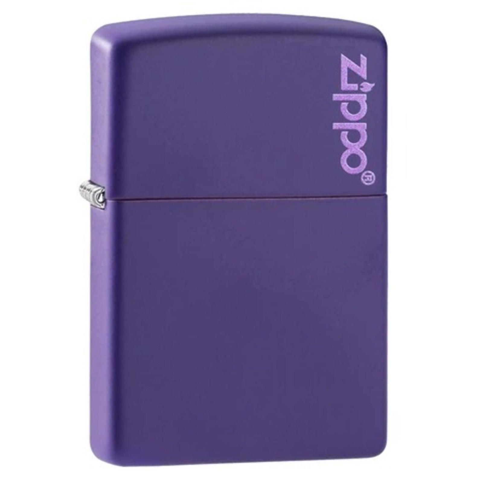 Zippo Windproof Lighter Classic Purple Matte Zippo Logo with Lasered Hinge 237ZL