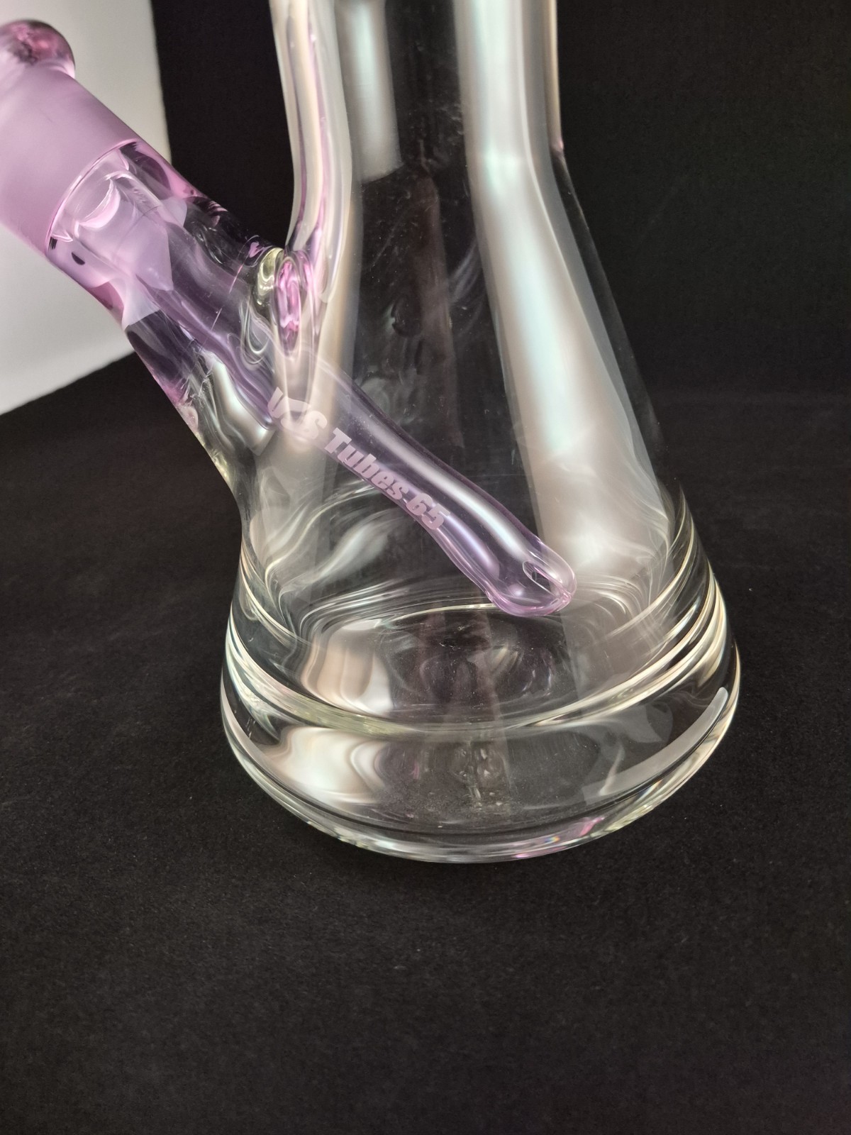 17in Purple US TUBES Glass Beaker 9mm Thick 24mm X 14mm Joint
