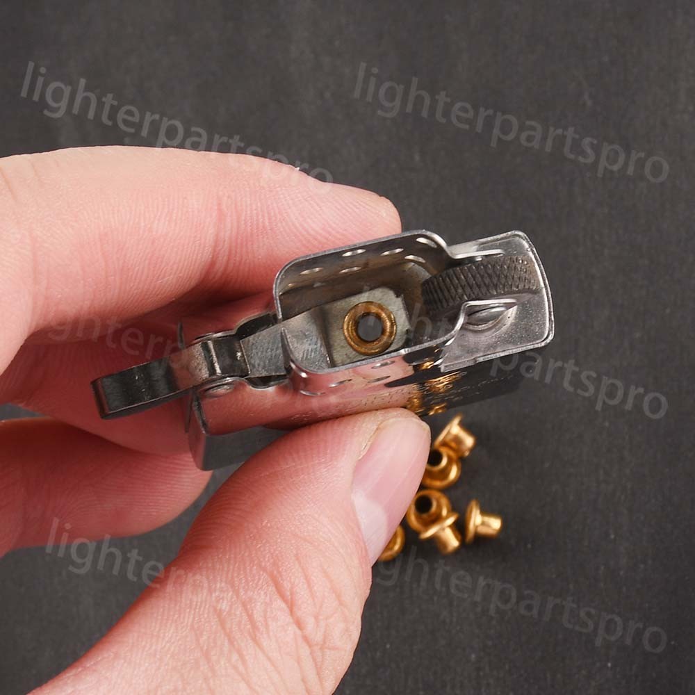 10pcs Copper Cam Rivet Eyelets for Zippo Lighter Repairs and Replacement Parts