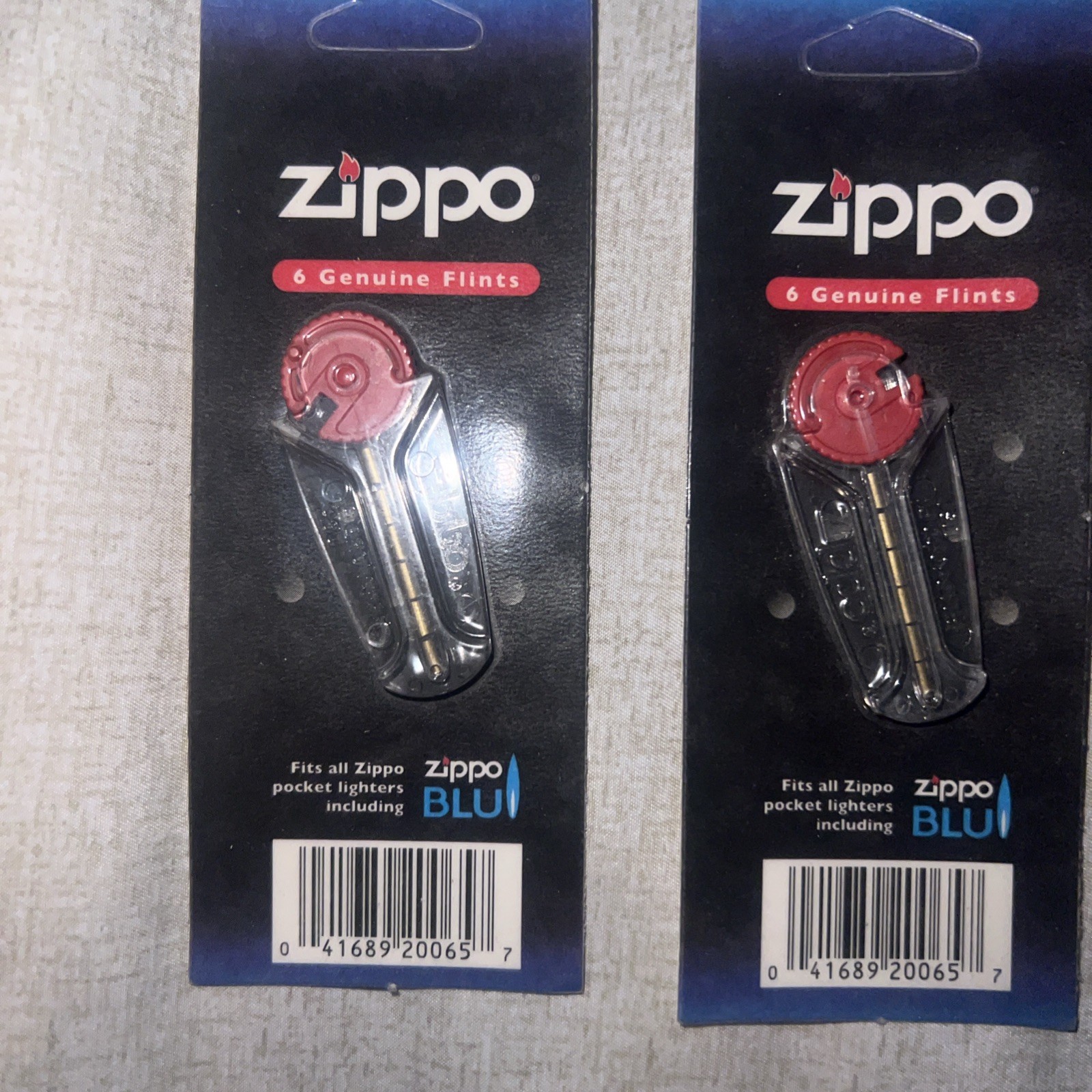 New Zippo Lighter Replacement x 4 packs of 6 flints