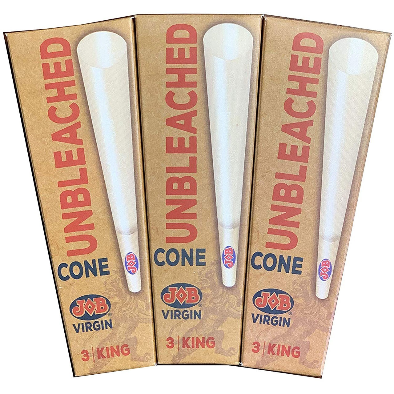 😎JOB VIRGIN UNBLEACHED CONES✨KING SIZE✨(32CT)