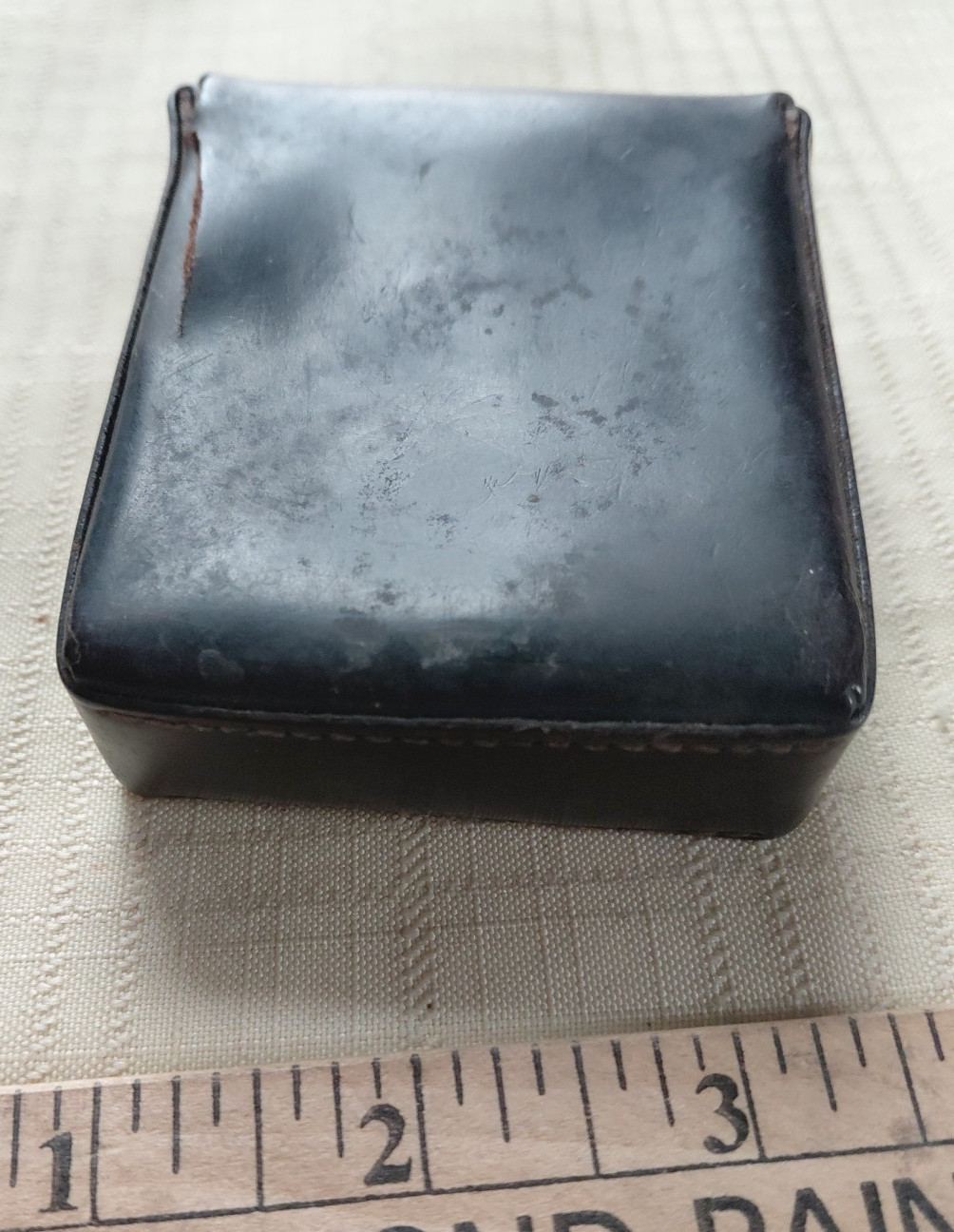Vintage Peter Bain by Pioneer Leather Cigarette Case 3×2.5